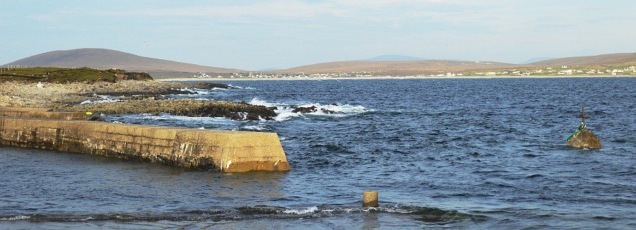 fishing at purteen harbour Achill Island